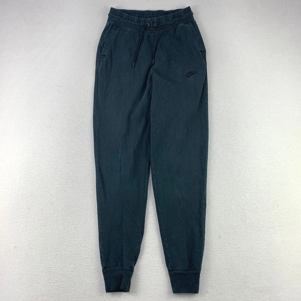Nike Sportswear Club Fleece Joggers Men XS Black Loungewear Athletic Casual